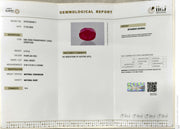 2.74/CT Natural Old Burma Ruby with IIGJ Govt. Lab Certificate-15737S204511
